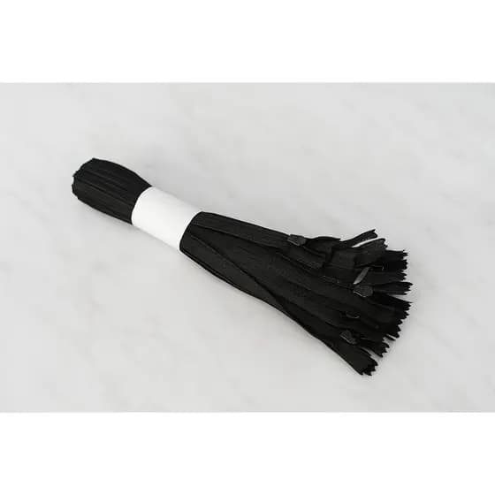 Zíper Invisível Fixo - Kit c/ 10 25cm preço de atacado zíper Invisível nylon para acabamento invisível boa costura