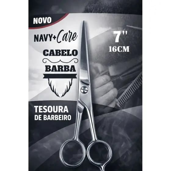 Tesoura de Cabelereiro 7" Profissional Aço Inoxidável