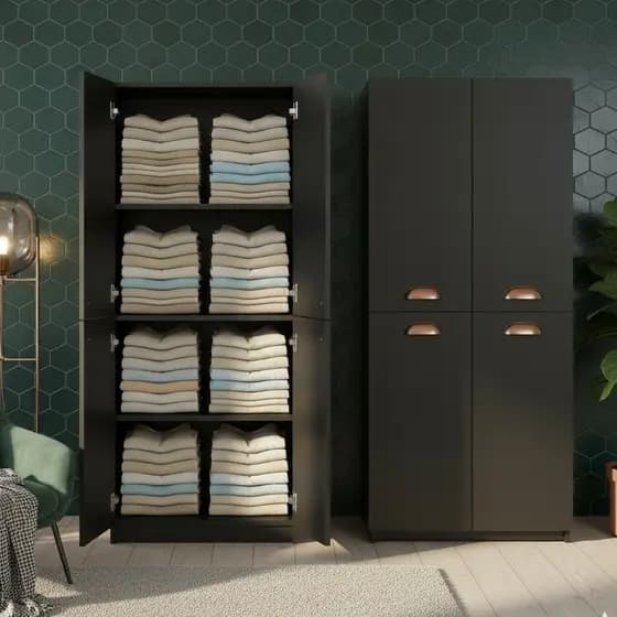 Armário Organizador Catarina 4 Portas – Uso em Quarto e Sala