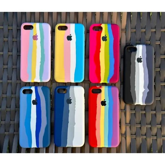 Capinha iPhone 7 e 8 Colorida – Encaixe Perfeito, Cores Vibrantes!