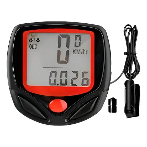 Ciclocomputador Velocímetro Digital Bike Com Fio 15 Funçã