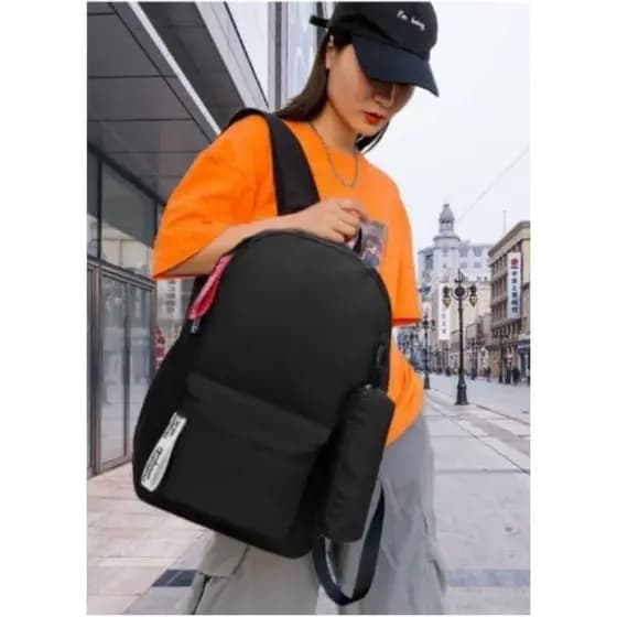 Mochila Escolar Unissex Casual Grande para Dia a Dia e Escola