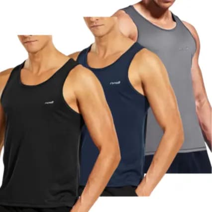 Regata Cavada Machão Camisa Camiseta Masculino Sem manga Verão Algodão Esporte Treino