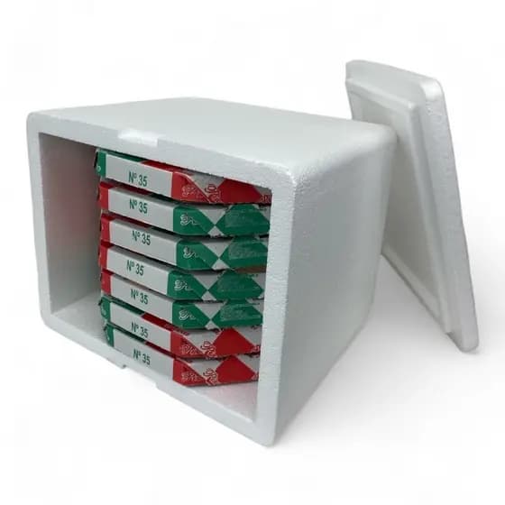 caixa de isopor térmica de 45L