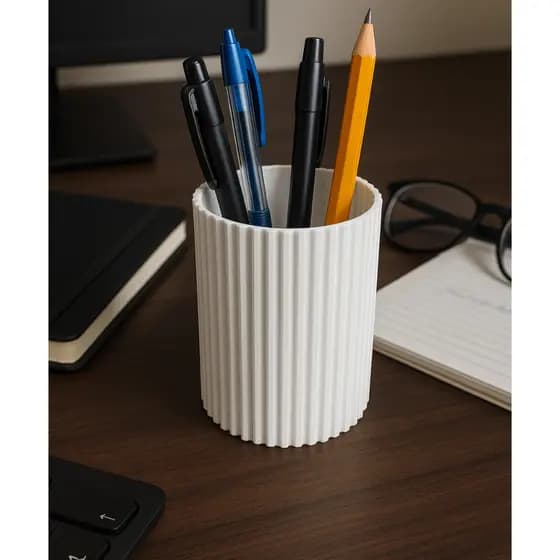 Porta Canetas, Trecos, Pincéis, Lápis - Vaso Decorativo - Moderno e Minimalista