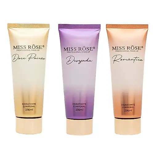 Hidratante Corporal Miss Rosê 236ml – Inspiração Importado Perfume Frutado Floral Intenso