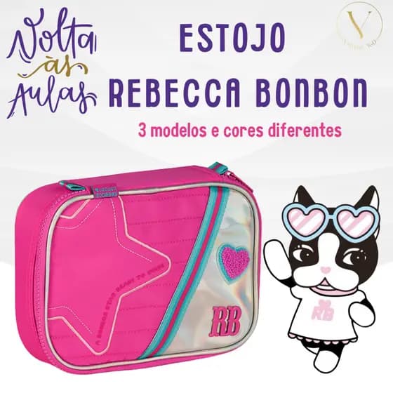 Estojo Escolar Rebecca Bonbon Sweet Dreams Original Volta às Aulas 2026