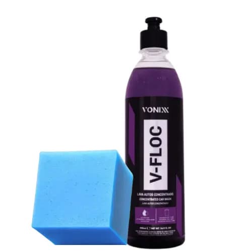 V-Floc Vonixx Shampoo Automotivo Neutro 500ml Espuma Aplicadora