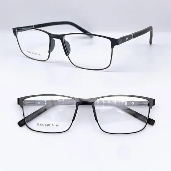 Armação De Óculos Masculino Quadrado metal bem leve/moda/Novo