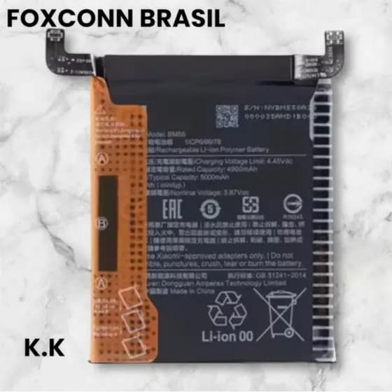 BAT COMPATIVAL MI 11 PRO 5G / MI 11 ULTRA (BM55) ORI NOVA COM GARANTIA 90 DIA