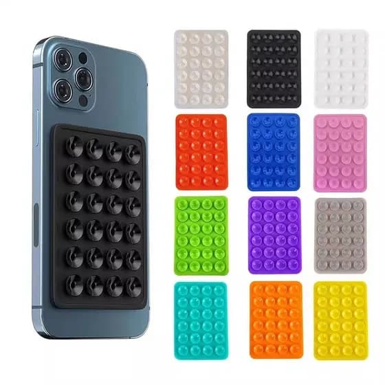 Suporte De Silicone Com Ventosa Para Capinha Celular e Para Uso Diário