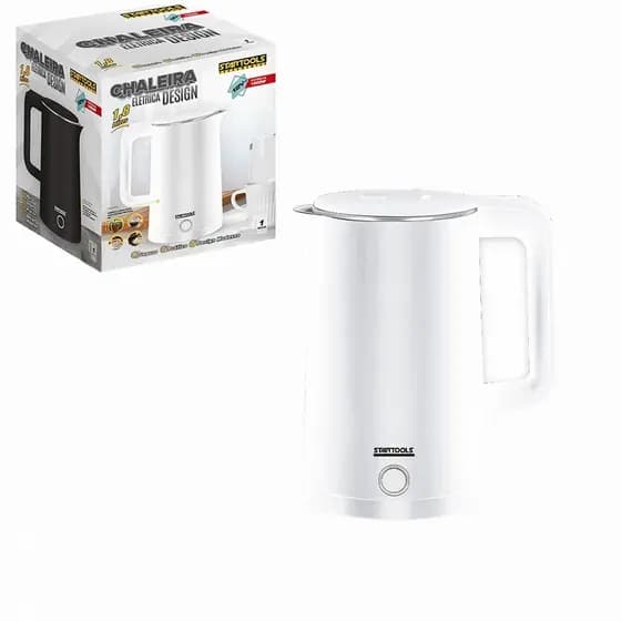 Chaleira Elétrica 1,6L Startools – 110V ou 220V | Potência 1500W | Design Moderno