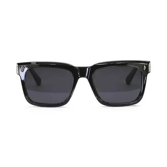Óculos Qix Skate 03 de Sol Masculino Feminino Básico Preto Lente Escura Plástico