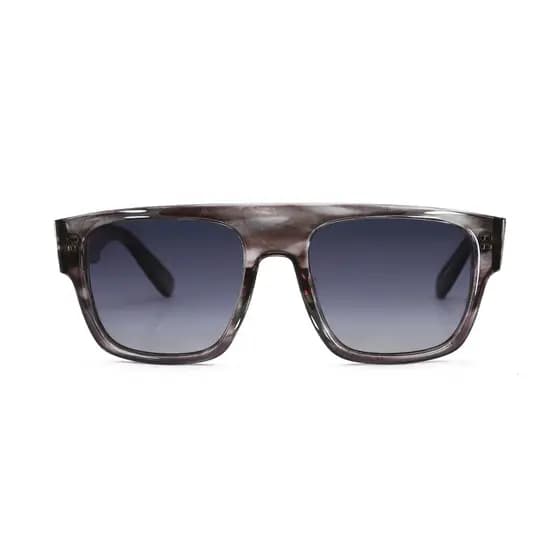 Óculos Qix Skate 08 de Sol Masculino Feminino Básico Marrom Lente Escura Plástico