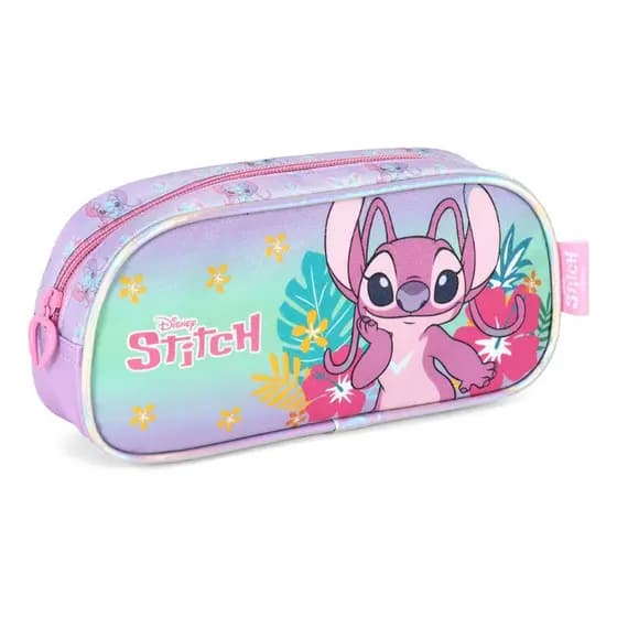 Estojo Escolar Stitch Roxo Ei42384sc Luxcel Violeta Stitch