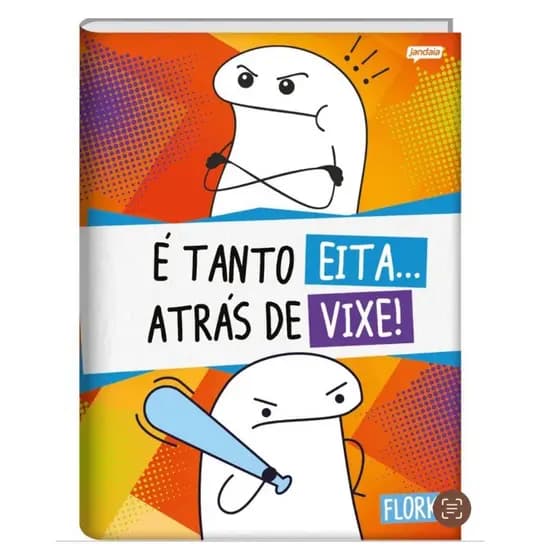 Caderno Universitário Capa Dura 1 Matéria 80 Folhas - flork