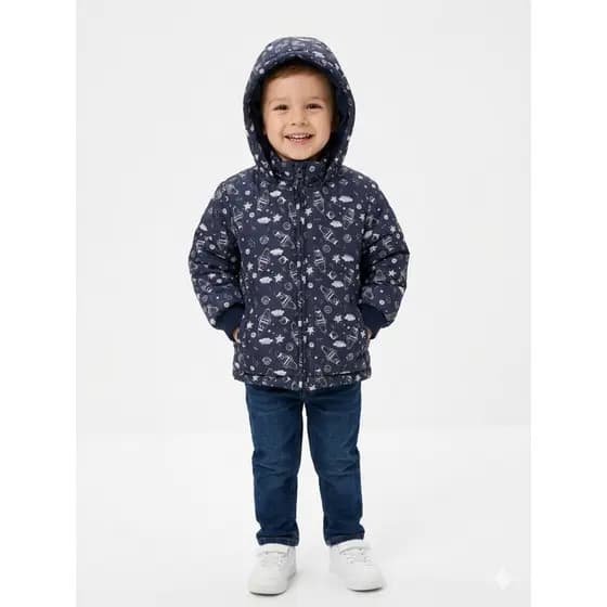 Jaqueta Casaco Masculino Menino Infantil Tamanho M - Quentinho e Confortável