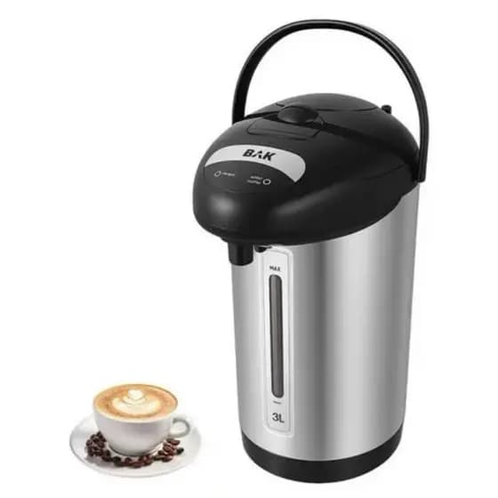 Garrafa Térmica Elétrica Inox Café Agua Automática 3 Litros - BAK 127v