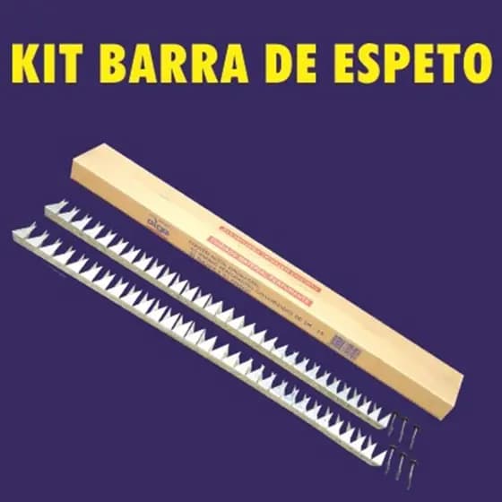 Kit Barra Perfurante Aço Galvanizado 2m - Segurança e Resistência de Qualidade