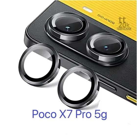 Kit Película Protetora de Lentes de câmera Lisa de metal para Redmi Poco X7 Pro 5g X8Pro X8Promax