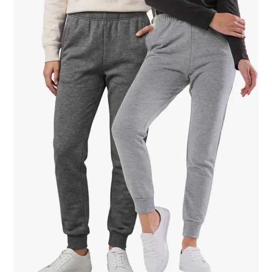 Kit 2 Calça Moletom Feminina Flanelada Com Bolso Quentinha