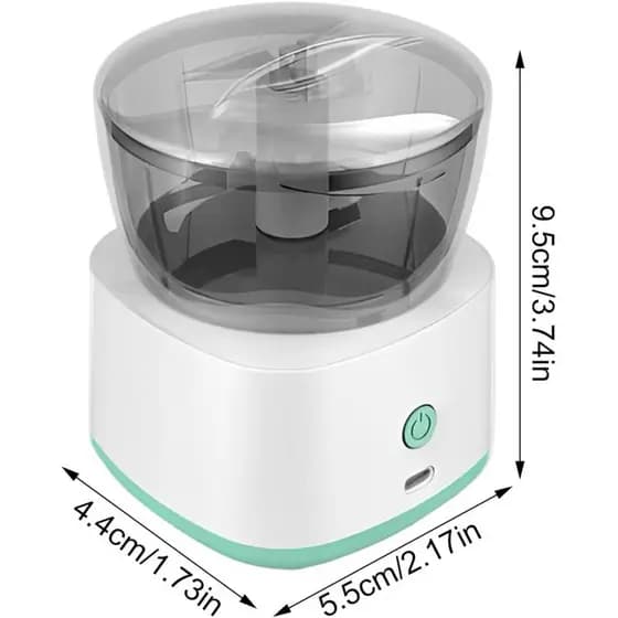 Mini Processador Elétrico 350ml 45W USB Recarregável