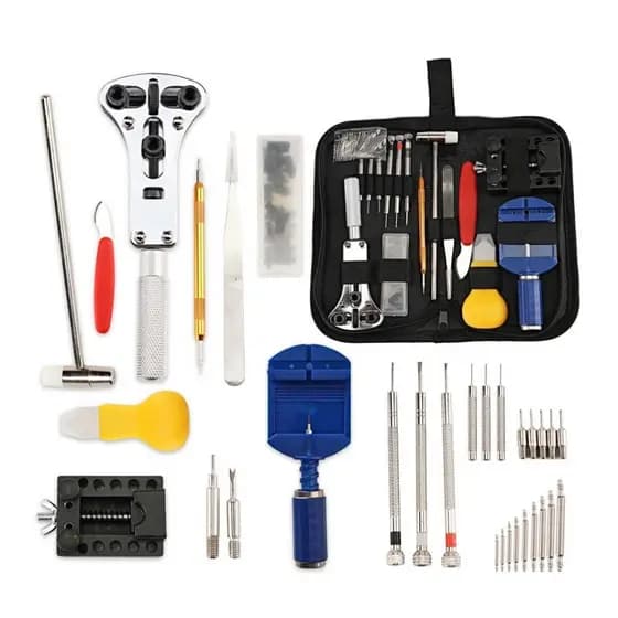 Kit De Ferramentas Relojoeiro Conserto De Relógio Manutenção estojo de Ferramentas kit de conserto para Relógio