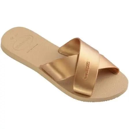 Havaianas Aqua Metallic Havaianas Aqua Metallic, rasteirinha feminina, sandália slide feminina,