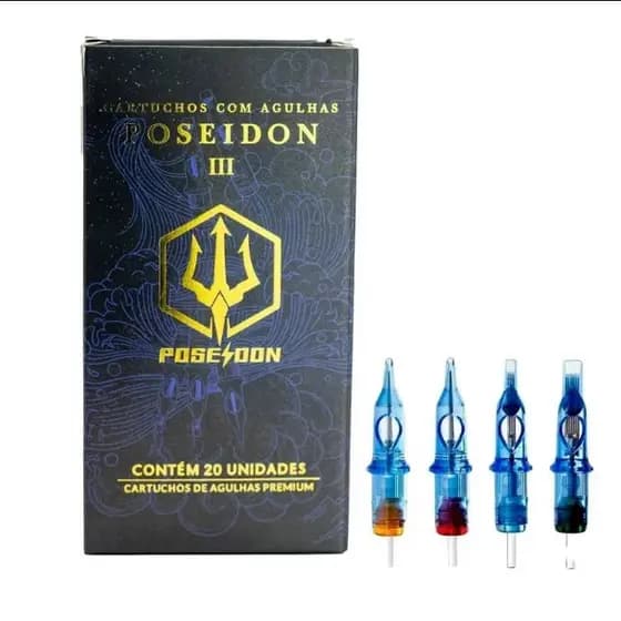 CARTUCHOS POSEIDON (RL - 0,30MM) COM 20 UNIDADES