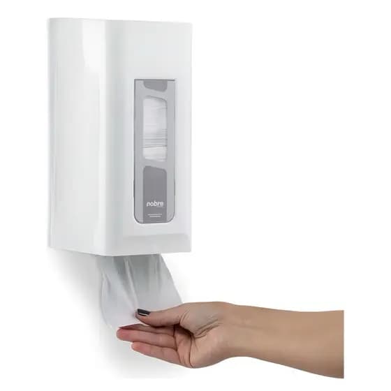 Dispenser Cai-Cai - p/ Papel Higiênico - Branco ou Preto - Street Nobre