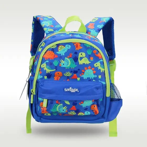 Mochila Escolar Infantil De Bebê Meninos Dinossauro De Desenho Animado 11 Polegadas Bolsas Infantis À Prova De Desgaste
