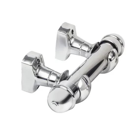 Varão de Cortina 28mm Alumínio Cromado – Grosso e Resistente | Vários Tamanhos | Kit Completo