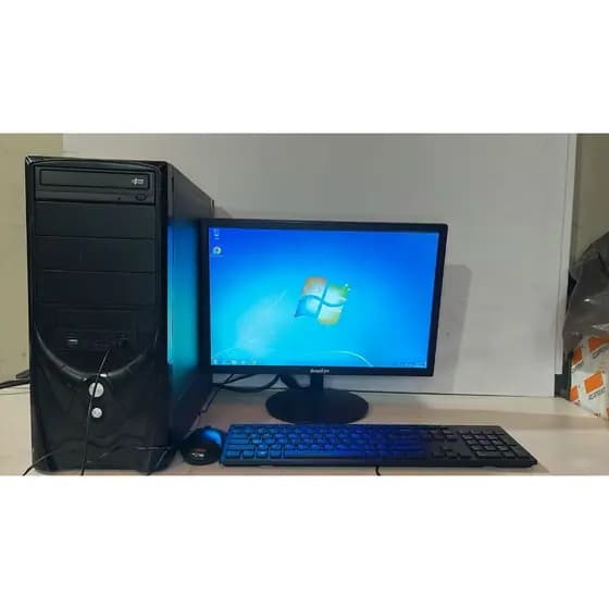 Kit Computador Core 2 Duo 2GB DDR2 HD 320GB + Monitor HP 19' L190HB manchas - USADO