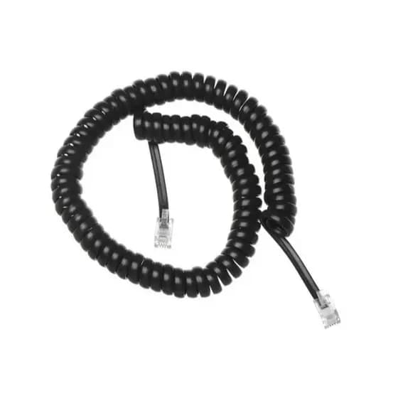 Kit 10 Cabo Telefone Espiral 4 Vias 2 Metros Atacado Revenda