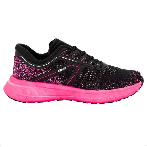 Tênis Feminino Esportivo Preto/ Pink Neon Actvitta 4841207