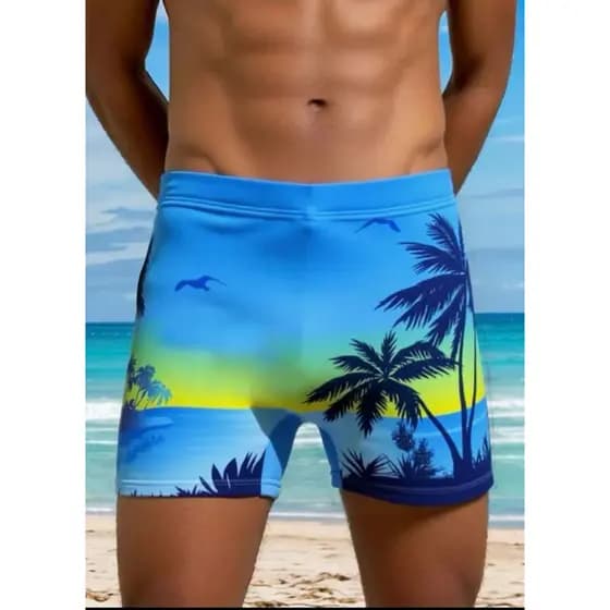 Sunga Masculina aulto Boxer Forrada Com Proteção UV+50 Premium