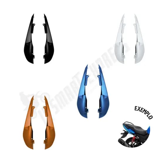 Rabeta Lateral Pro Tork Moto Yamaha Fazer 150 2014 2015 2016 2017 2018 2019 2020 Mod Original