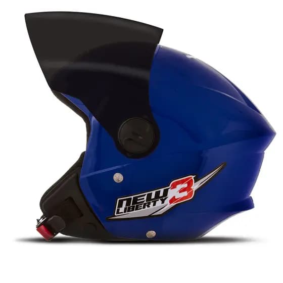 Capacete Moto Aberto Pro Tork New Liberty 3 Solid Viseira Fume Feminino Masculino Homem Piloto