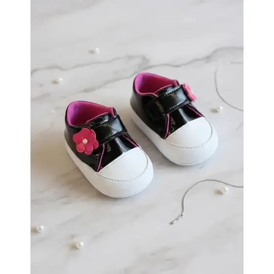 Tênis Para Bebê Florzinha Fofo e Confortável
