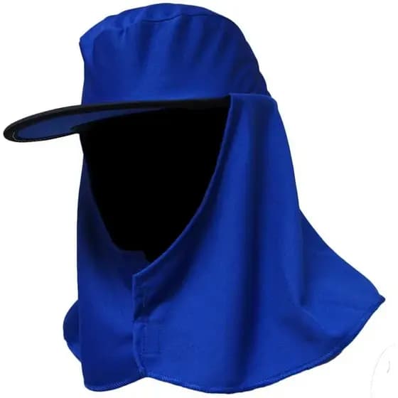 Kit 5 Touca Boné Árabe Helanca Azul Com Velcro E Aba