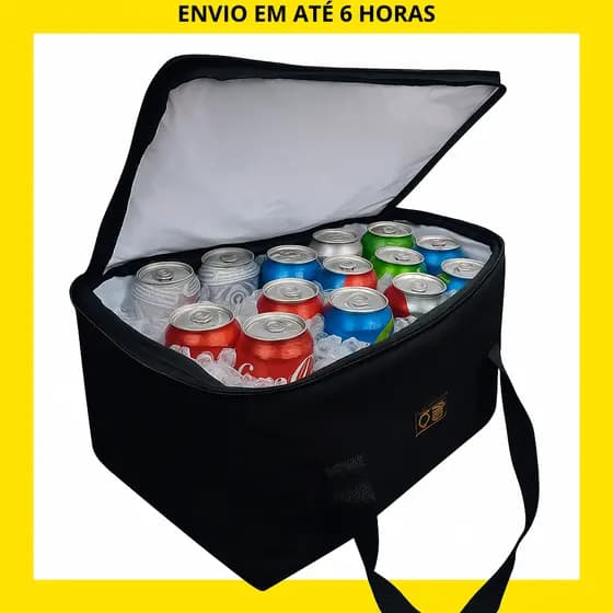 Bolsa Térmica 40L Grande Capacidade | Cooler Viagem Praia Pesca Piquenique | Não Vaza