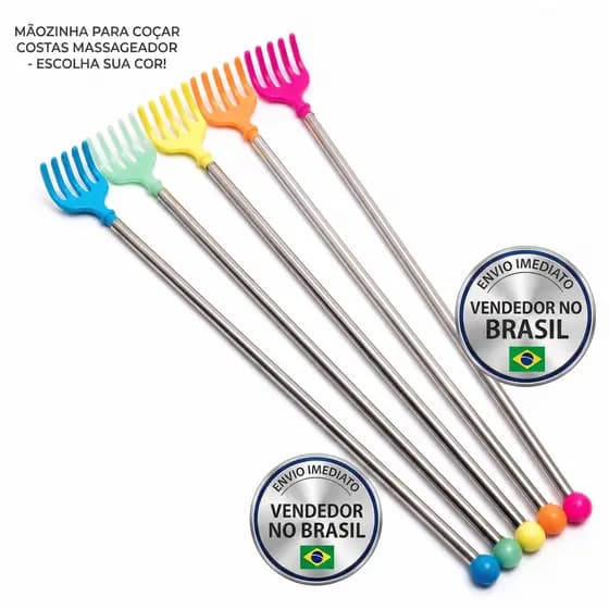Mãozinha para Coçar Costas Massageador 1 / 2 / 5 Unidades