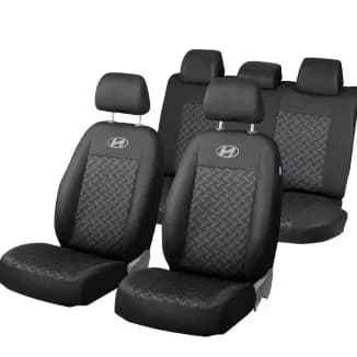 Capa Universal Para Banco De Carro Tecido Grosso Hyundai HB20 Preta