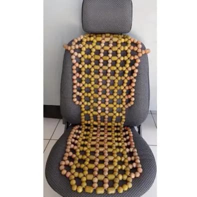 Capa encosto assento carro onibus massageador bolinha madeira