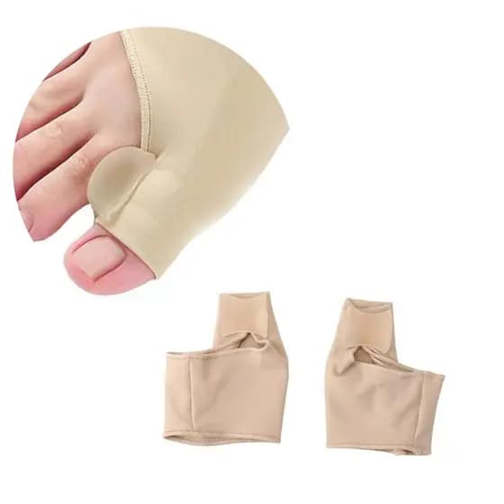 Par de Meias Silicone Corretor Joanete Separador Ortopédico