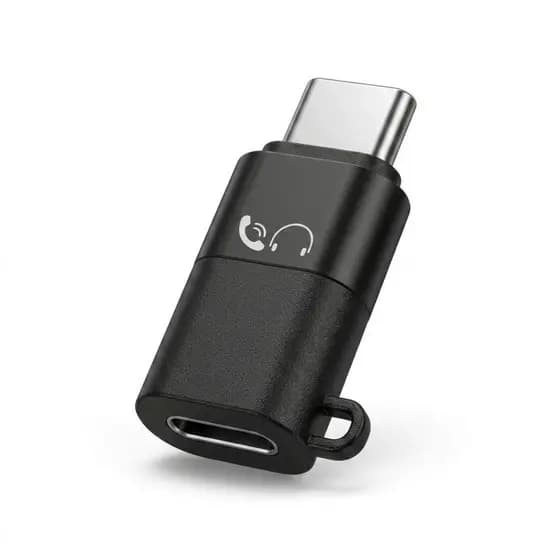Adaptador Lightning USB-C Fone de Ouvido Android e Apple