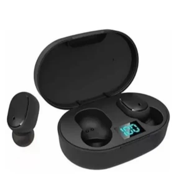KIT 10 FONES De Ouvido Sem Fio E6s Bluetooth 5.0 Tws Pret COM VISORMY