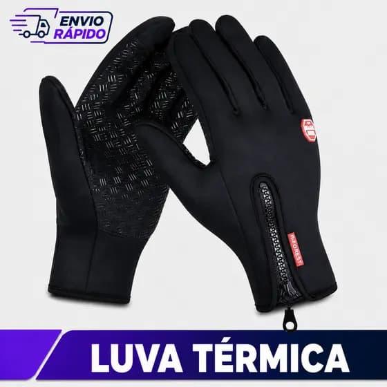 Luva térmica Unissex Motoqueiro Moto Bike Impermeável Touch Ciclismo Resistente Antiderrapante
