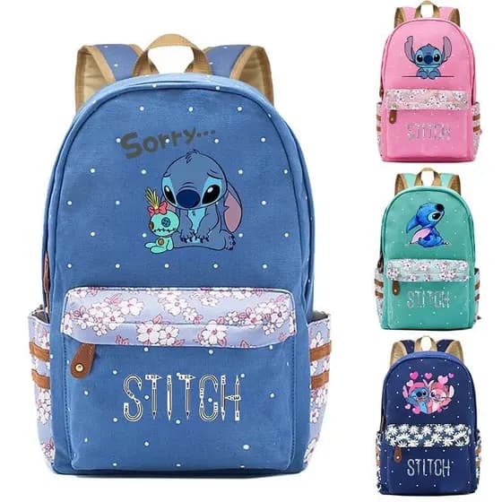 Mochila stitch, Lilo e stitch, Lilo & Stitch, Mochila escolar
