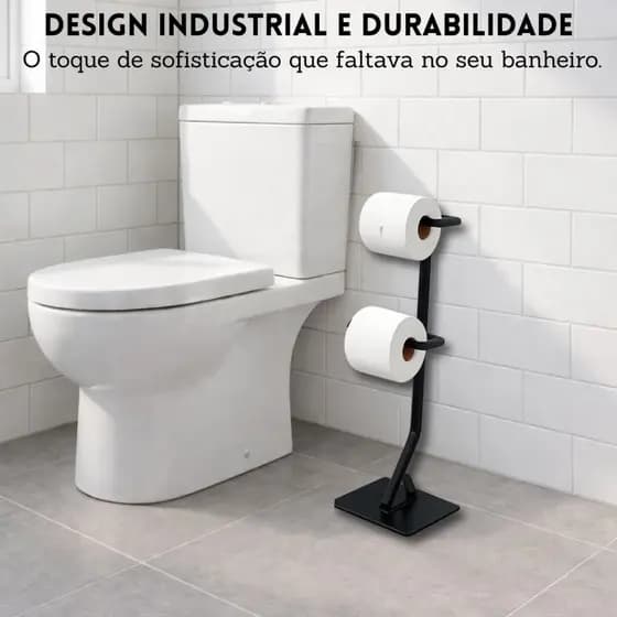 Suporte de Papel Higiênico Anti-Ferrugem